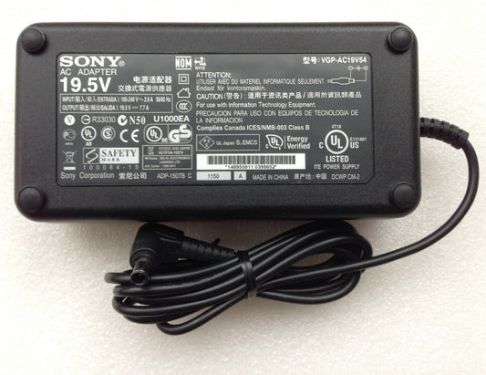 Original Genuine OEM Sony 150W AC Adapter for VAIO VPCL214FX,VGP-AC19V54 Desktop