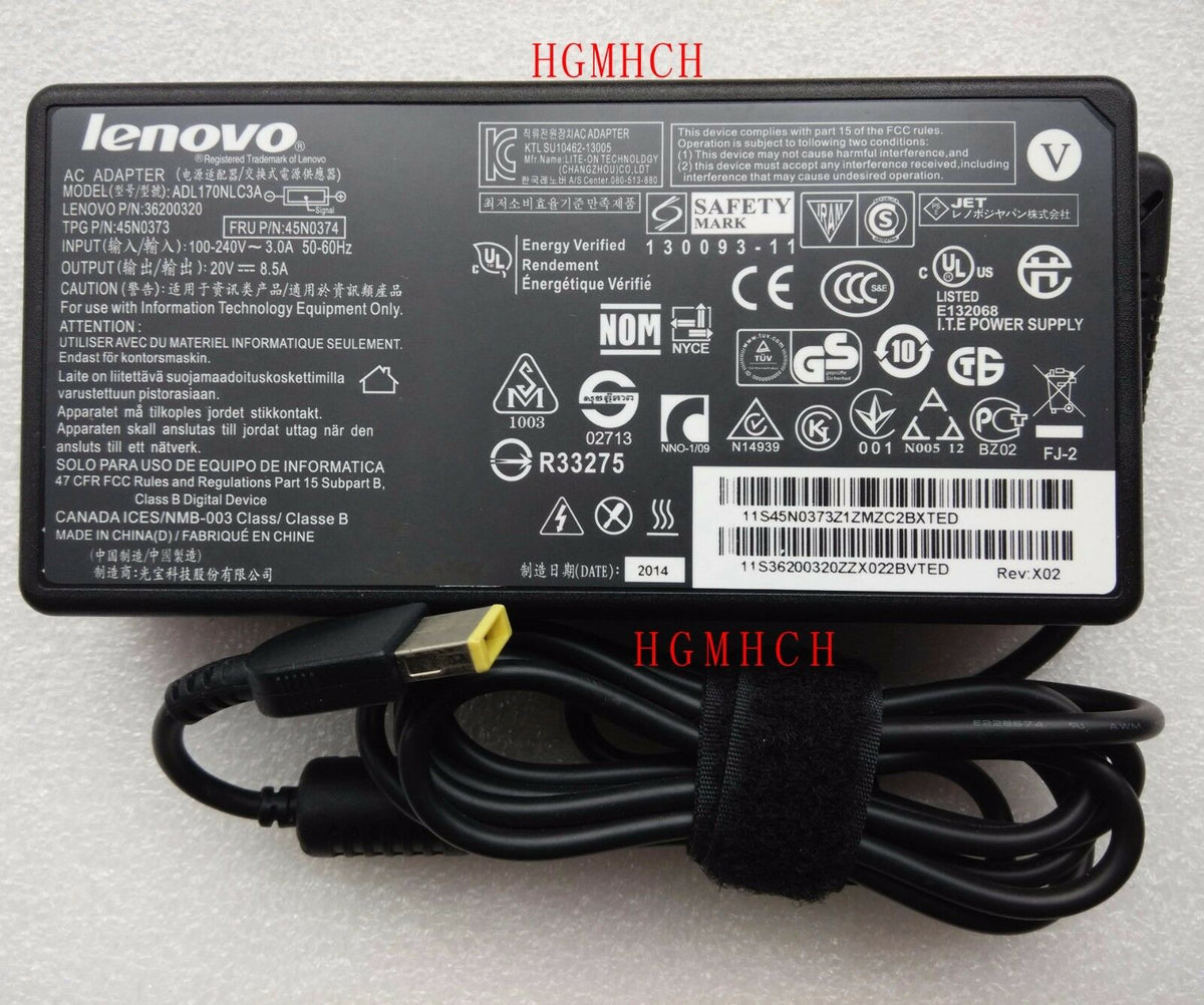 @Original Genuine OEM 170W AC Adapter for Lenovo ThinkPad W541/i7-4940MX Laptop
