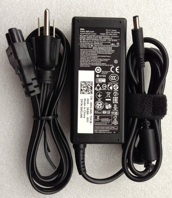 Original OEM Dell 65W 19.5V AC Power Adapter for Dell Inspiron 17 5748 Notebook