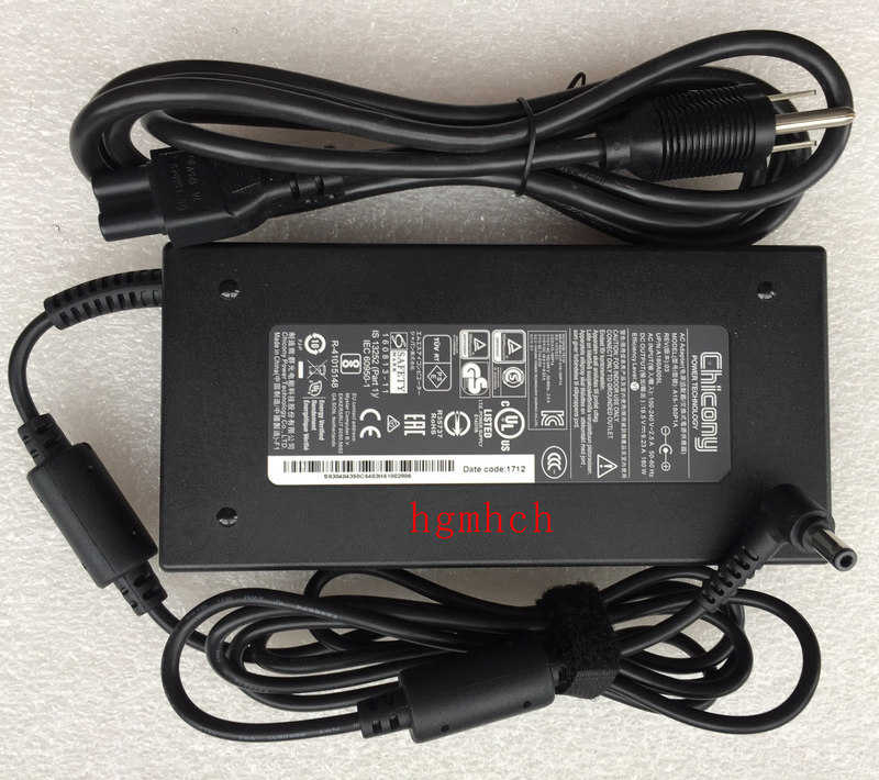 @New Original Chicony MSI 180W AC Adapter&Cord for MSI WS63 8Sj-063FR,A15-180P1A
