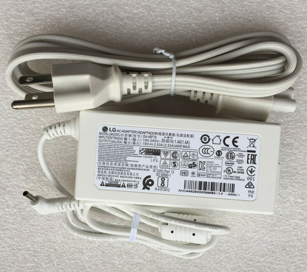 @Original LG 48W 19V 2.53A AC Adapter&Cord for LG Gram 17Z990-V.AA77A1 Ultrabook