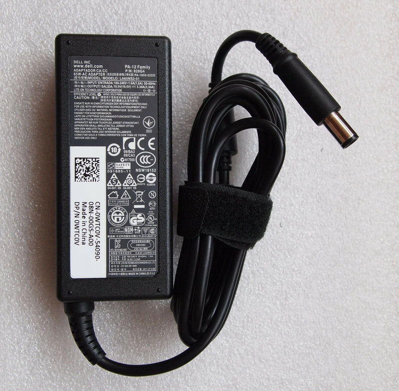 Original Genuine OEM Dell LA65NS2-01,928G4 65W Supply Charger Dell Vostro Laptop