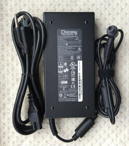 Original MSI GE63VR Raider-002,A15-180P1A,A180A012L Chicony 180W AC Adapter&Cord