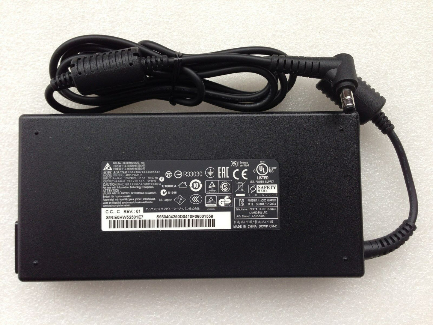 Original OEM Delta 150W AC Adapter for MSI GS60 Ghost Pro-064,ADP-150VB B,Laptop