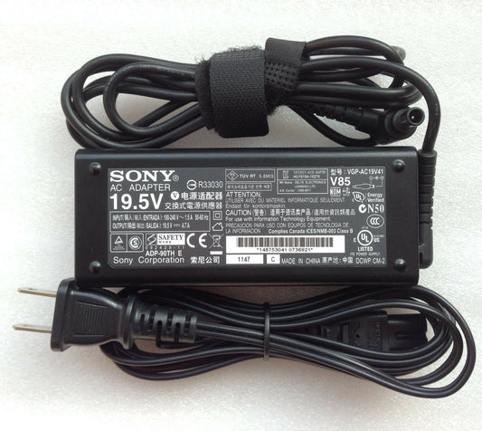 @Original Genuine OEM 90W 19.5V 4.7A AC Adapter for Sony VAIO VPCCB17FX Notebook