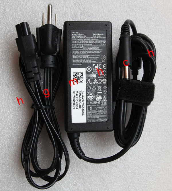 @Original OEM 65W Battery Charger Dell Inspiron 1720/1721/N7110/M5030/M5110/13R