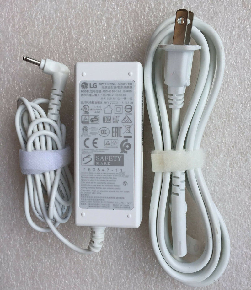 Original OEM LG 40W 19V AC Adapter&Cord for LG Gram 13Z940-G.AH70K,13Z940-LT1PK