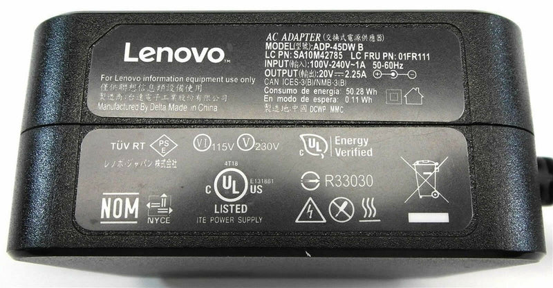 New Original OEM Lenovo 45W AC Adapter for Lenovo Ideapad 320S-14IKB 80X400EHUS