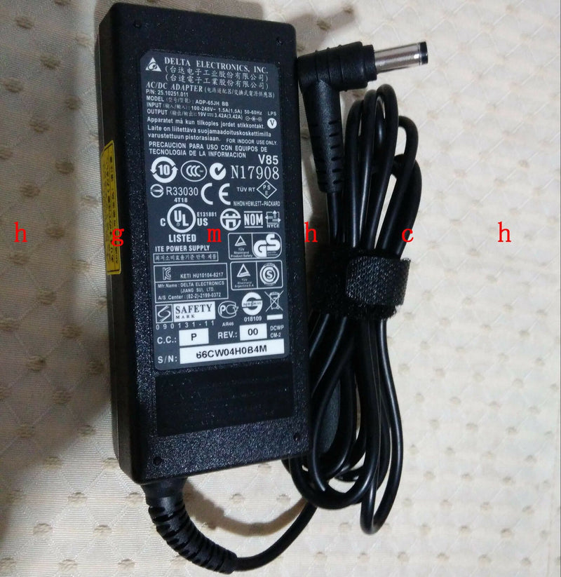 New Original OEM Delta 65W 19V 3.42A AC Adapter for Fujitsu LifeBook E546 Series