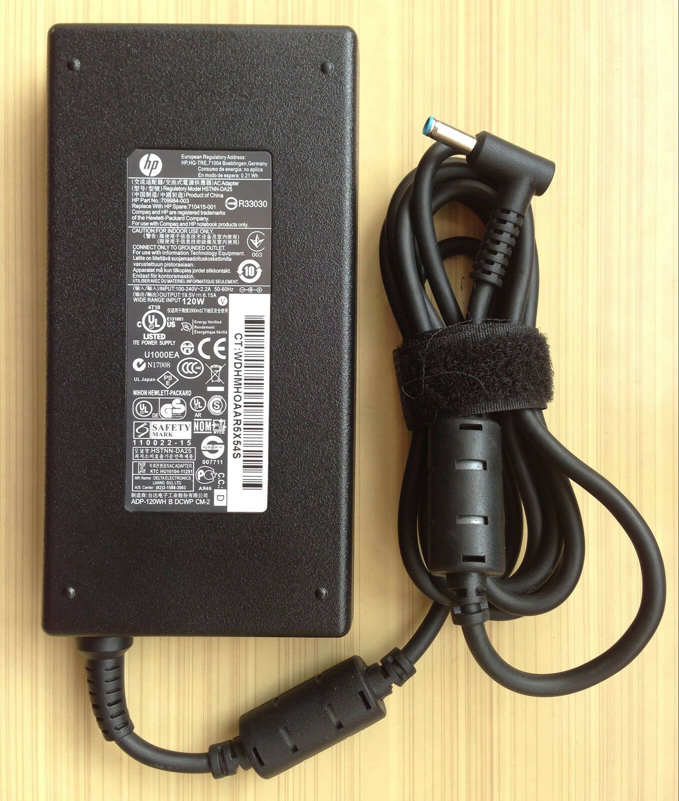 @Original OEM HP 120W 19.5V AC Adapter for HP Envy 15-j092nr,710415-001 Notebook