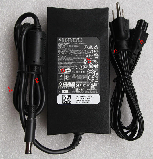 150W Original Dell Alienware M14x AC Power Adapter Battery Charger Supply Cord@@
