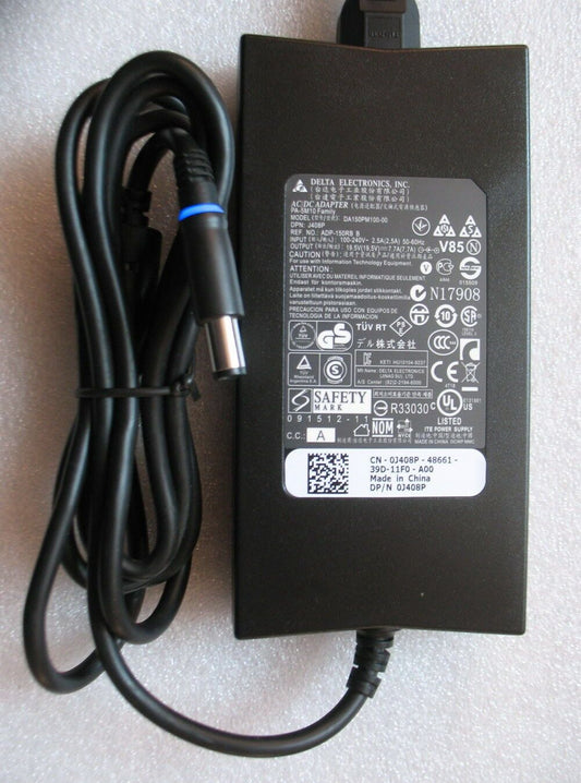 Original Genuine OEM Dell XPS L702X,J408P,DA150PM100-001 150W AC/DC Adapter Cord