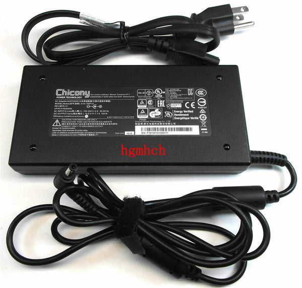 Original OEM Chicony 150W 19.5V AC/DC Adapter for MSI GV62 8RD-034 Gaming Laptop