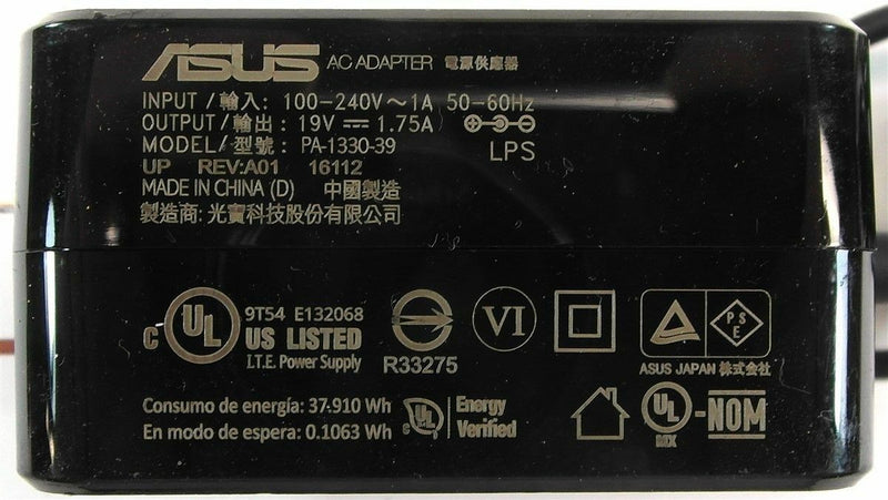 Original OEM ASUS 33W AC Adapter for Asus VivoBook X540NA-GQ017T,X540NA-GQ031T