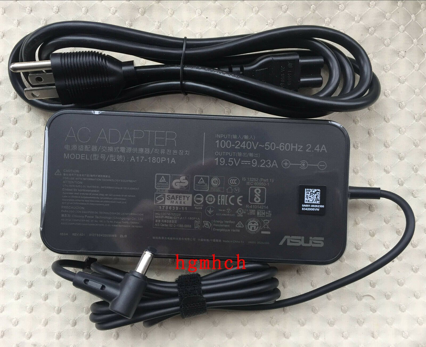 Original ASUS 180W AC/DC Adapter&Cord for ASUS ROG Strix GL704GM-DH74,A17-180P1A