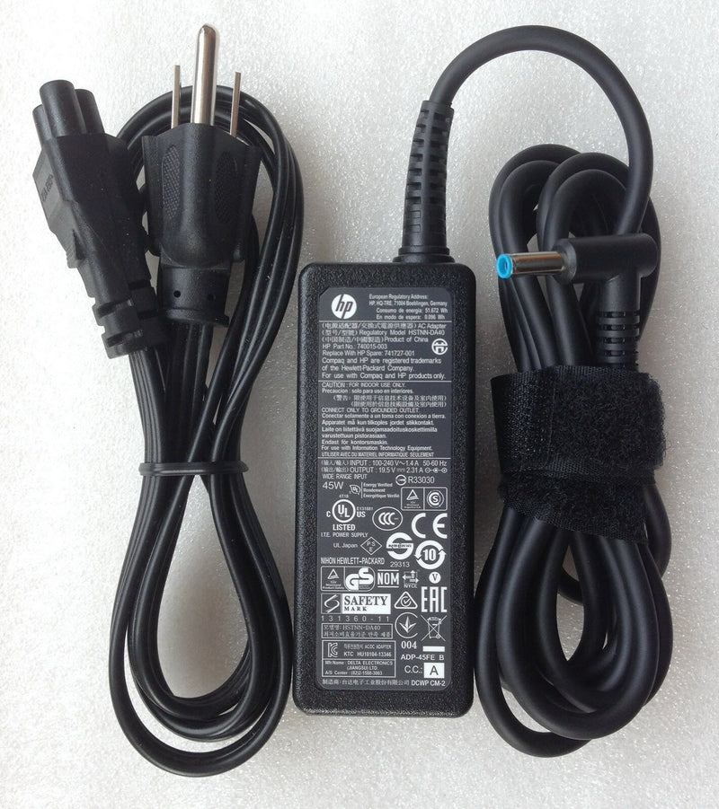 @Original Genuine OEM HP 45W AC Adapter for HP Pavilion 11-H013DX X2,741727-001