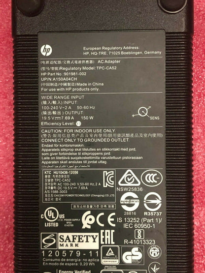 New Original HP 150W 19.5V AC Adapter for HP Pavilion 24-b017a,901981-002 AIO PC