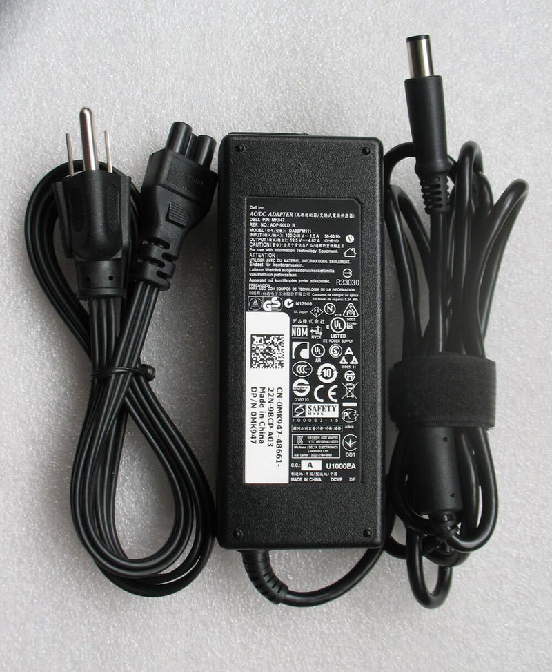 New Original Genuine OEM 90W AC/DC Adapter for Dell XPS 14 L421X,P30G001 Laptop