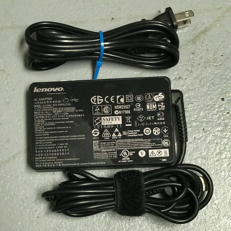 @Original Lenovo 65W Slim AC Adapter&Cord for Lenovo IdeaPad Yoga 2 Pro 59394180