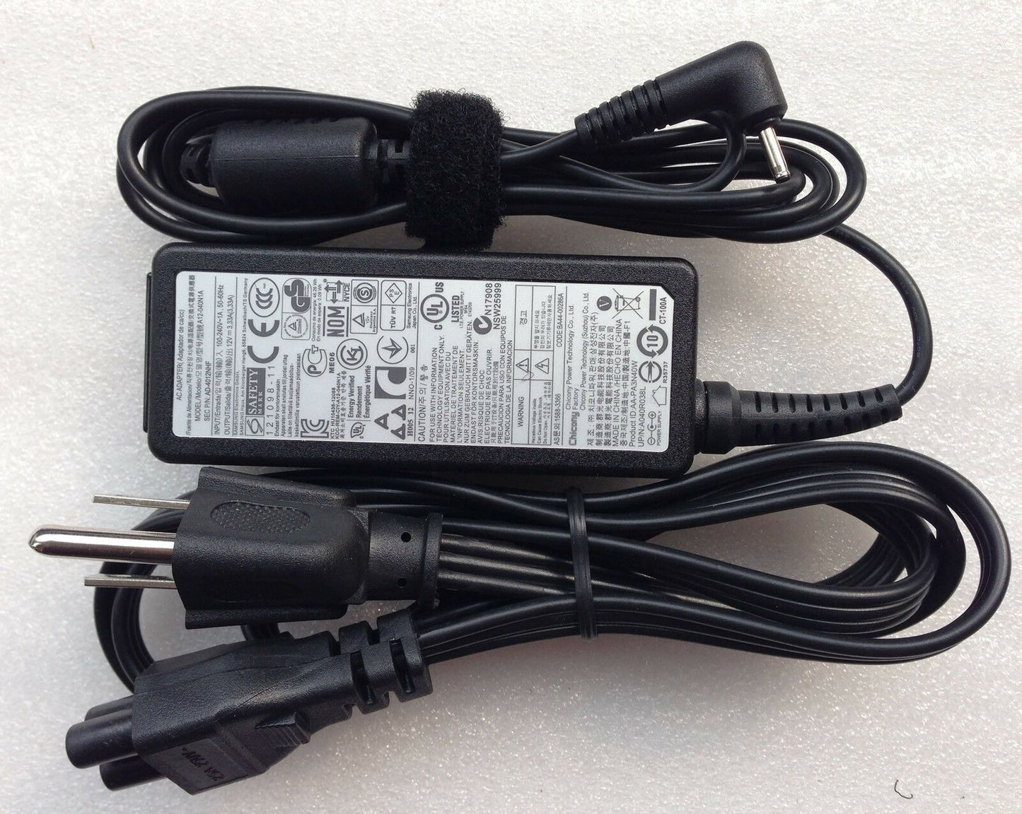 @Original OEM Samsung A12-040N1A Charger ATIV Smart PC Pro XE700T1C-A01US Tablet