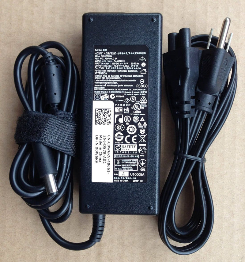 New Original Genuine OEM 90W AC Power Adapter for Dell Inspiron 17(3721) Laptop