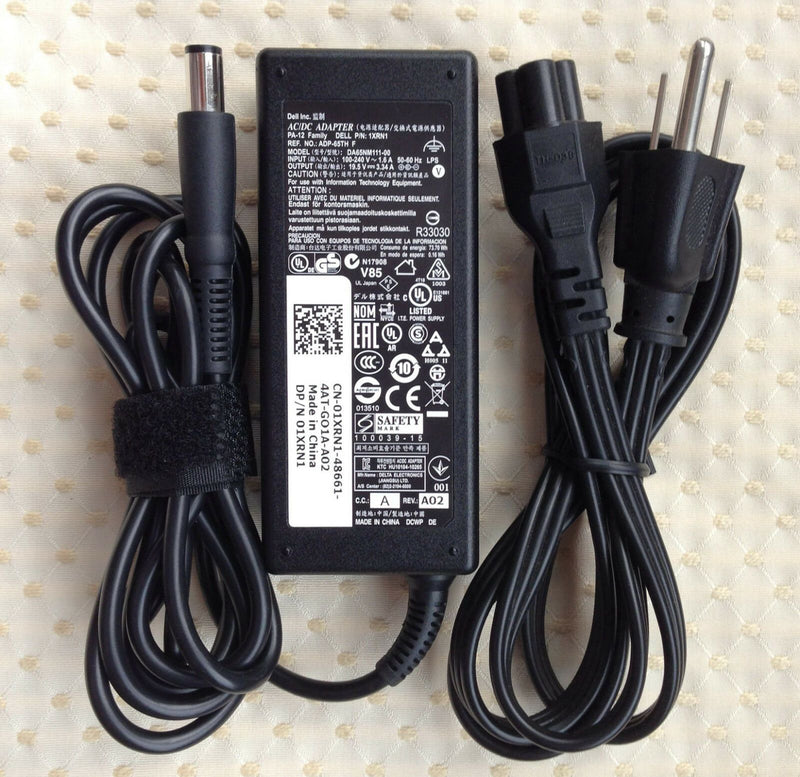 Original OEM 65W 19.5V 3.34A AC Power Adapter for Dell Inspiron 17R-5720,P15E001
