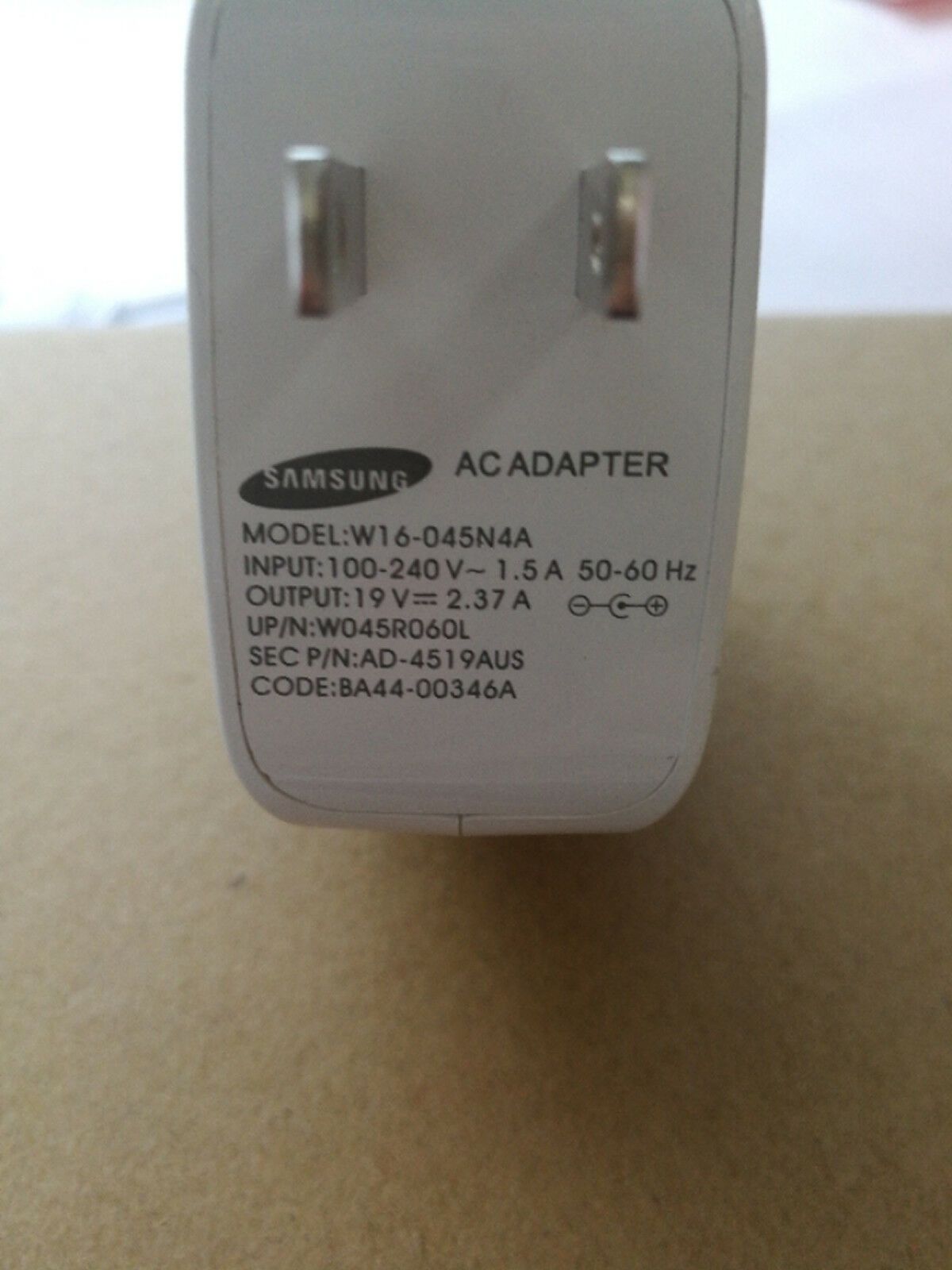 Original Samsung 45W 19V AC Adapter for Samsung Notebook 7 Spin NP730QAA-K01US@@