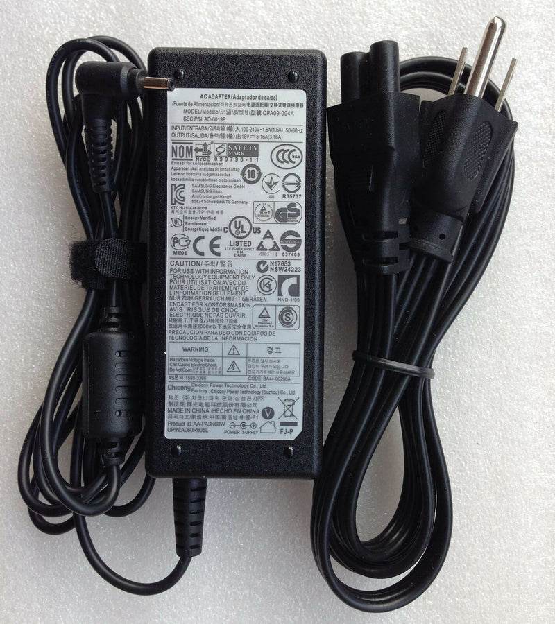 Original OEM Samsung 60W Charger ATIV Book 7 NP730U3E-S05DE,BA44-00290A Notebook