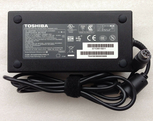 Original OEM Toshiba 180W Cord/Charger Qosmio X70-A-11V,PA5084E-1AC3,Notebook PC