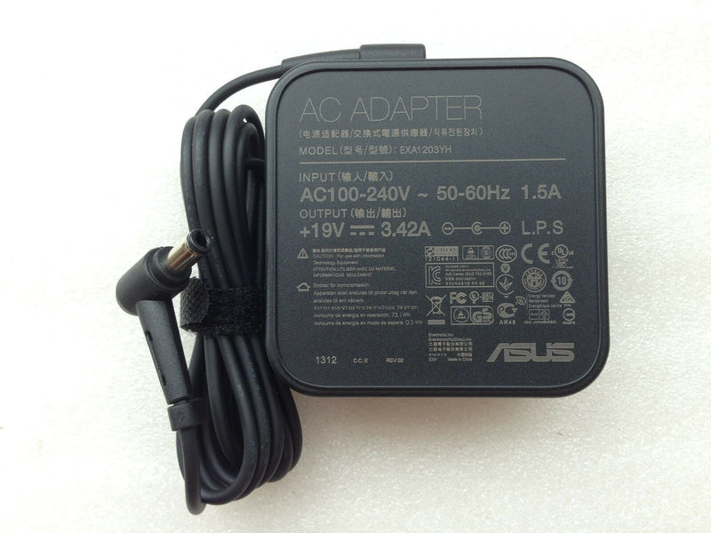 New Original OEM ASUS 65W 19V 3.42A AC Adapter for Asus Vivobook S400CA-BSI7T16