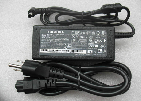 Original AC Power Battery supply Charger cord fits Toshiba PA3467E-1AC3 A135 L30
