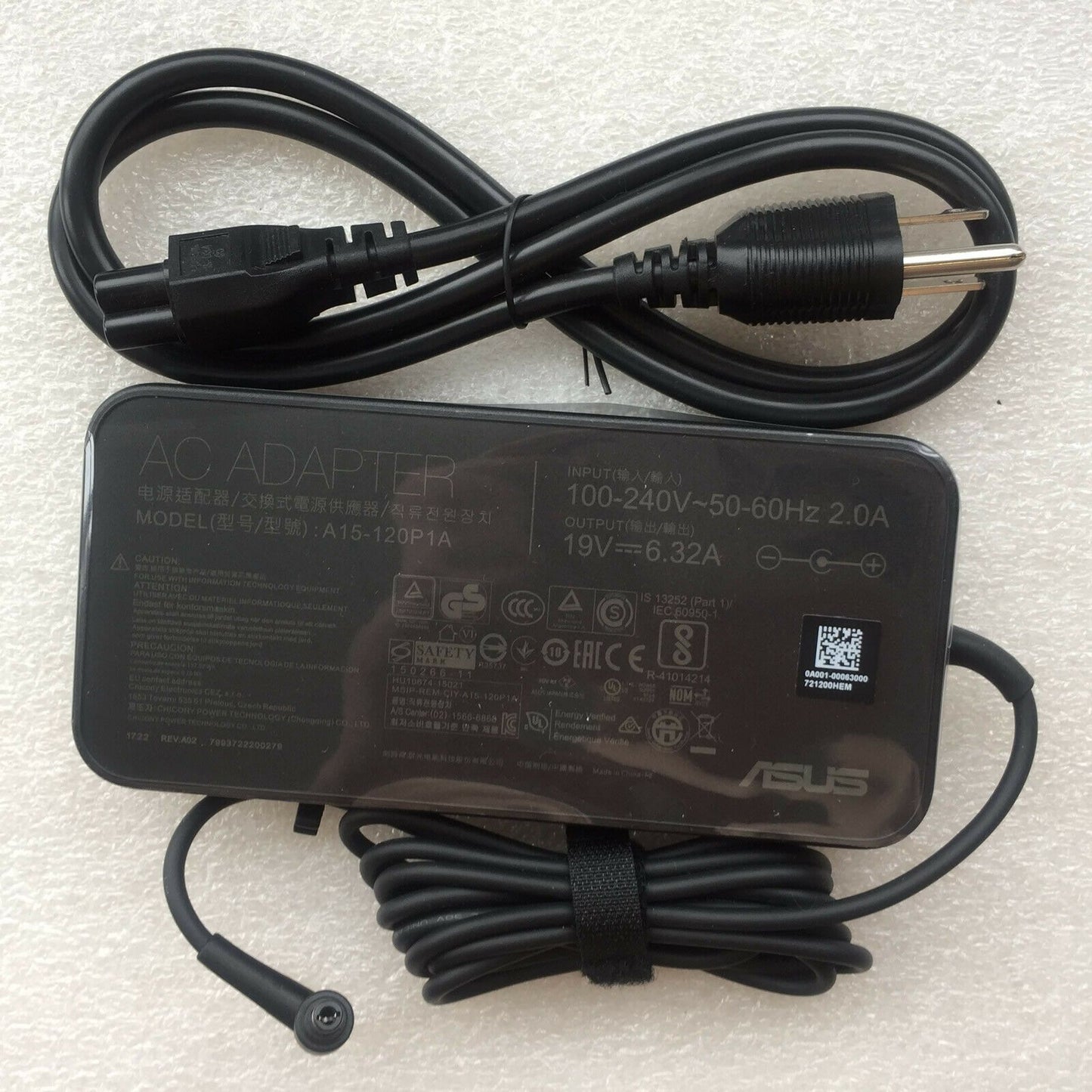 @New Original OEM ASUS AC/DC Adapter&Cord/Charger for ASUS FX503VD-DM106T Laptop