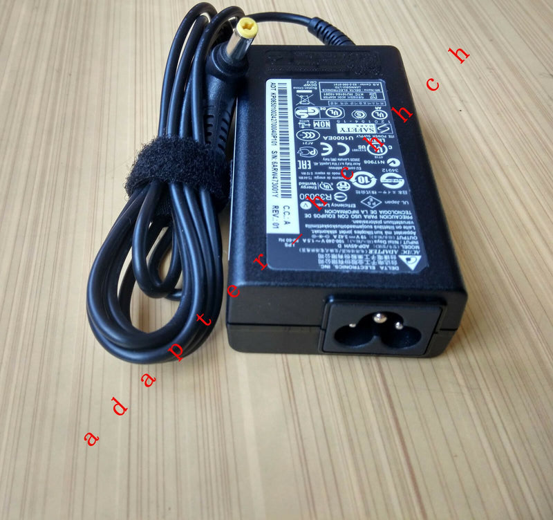 Original OEM Acer Aspire V5-573 V7-481 V7-482 AC Adapter Charge & Power Cord 65W