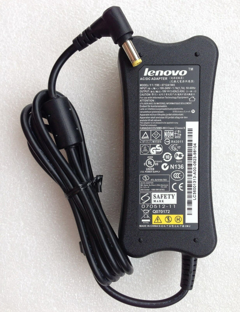 Original OEM 65W AC Adapter Power Charger for Lenovo 3000 Y410 g530 g550 n500