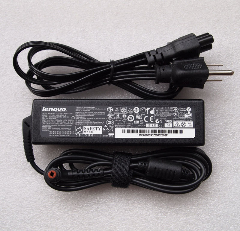 Original 65W Slim AC Adapter Charger for Lenovo IdeaPad U310/i3-2367M Notebook