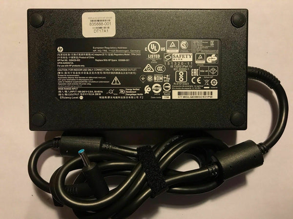 New Original HP 200W 19.5V AC Adapter&Cord for HP ZBook 17 G4/1NL42UT#ABA Laptop