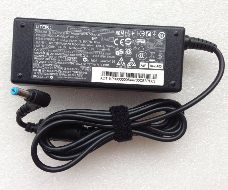 Original OEM Liteon 90W AC Adapter for Gateway NV57H77U,NV57H96U,NV56R10U Series