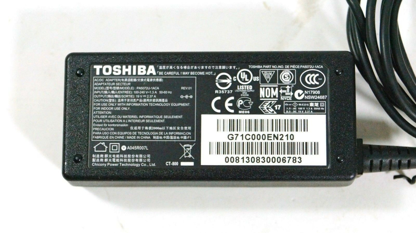 Original Toshiba Chromebook CB30-B3121,C30-B33122,PA5072U-1ACA 45Watt AC Adapter