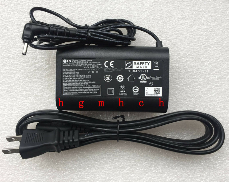 Original LG 48W AC/DC Adapter Cord/Charger for LG gram 15Z980-A.AAS5U1 Ultrabook