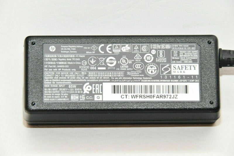 New Original OEM HP 65W Cord/Charge 20-C407A,20-C410A,20-C416A,849650-003 AIO PC