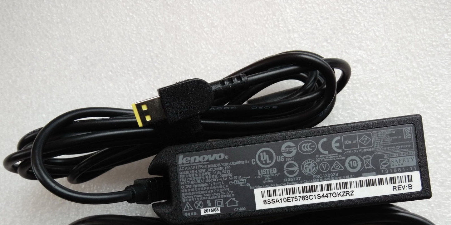 Original OEM Lenovo AC Power Adapter for Lenovo ThinkPad Helix 20CH000BUS Laptop