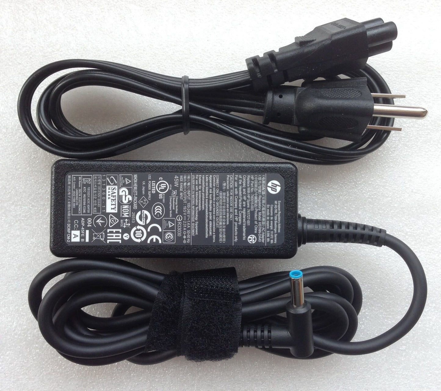 New Original Genuine OEM HP 45W 19.5V 2.31A AC Adapter for HP 15-f162dx Notebook