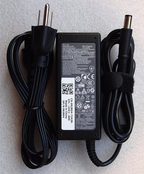 New Genuine OEM Dell Inspiron N5030 N5040 N5050 65W AC/DC Power Adapter Charger