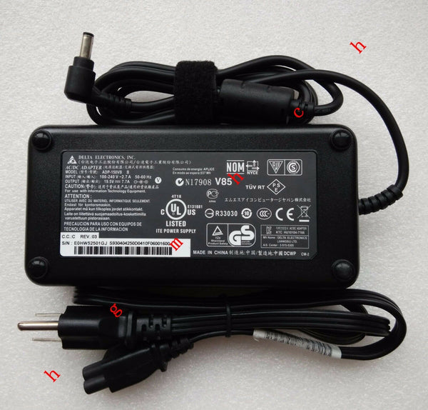 @Original Genuine OEM MSI Delta 19.5V 7.7A AC Adapter for MSI GT680-057AU Laptop