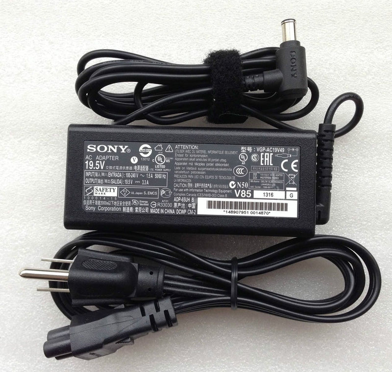 New Original OEM AC Adapter for Sony Vaio Tap 20 SVJ2021BPXW,VGP-AC19V49 AIO PC@