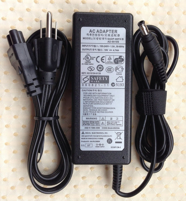 Original OEM Samsung 90W 19V AC Power Adapter for Samsung NP700Z5C-S01US Laptop