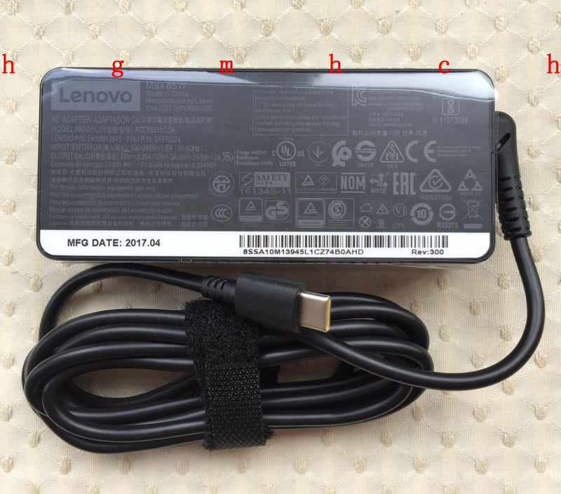 Original OEM Lenovo Cord/Charge ThinkPad X1 Carbon 20HR000MUS,01FR024,4X20M26274