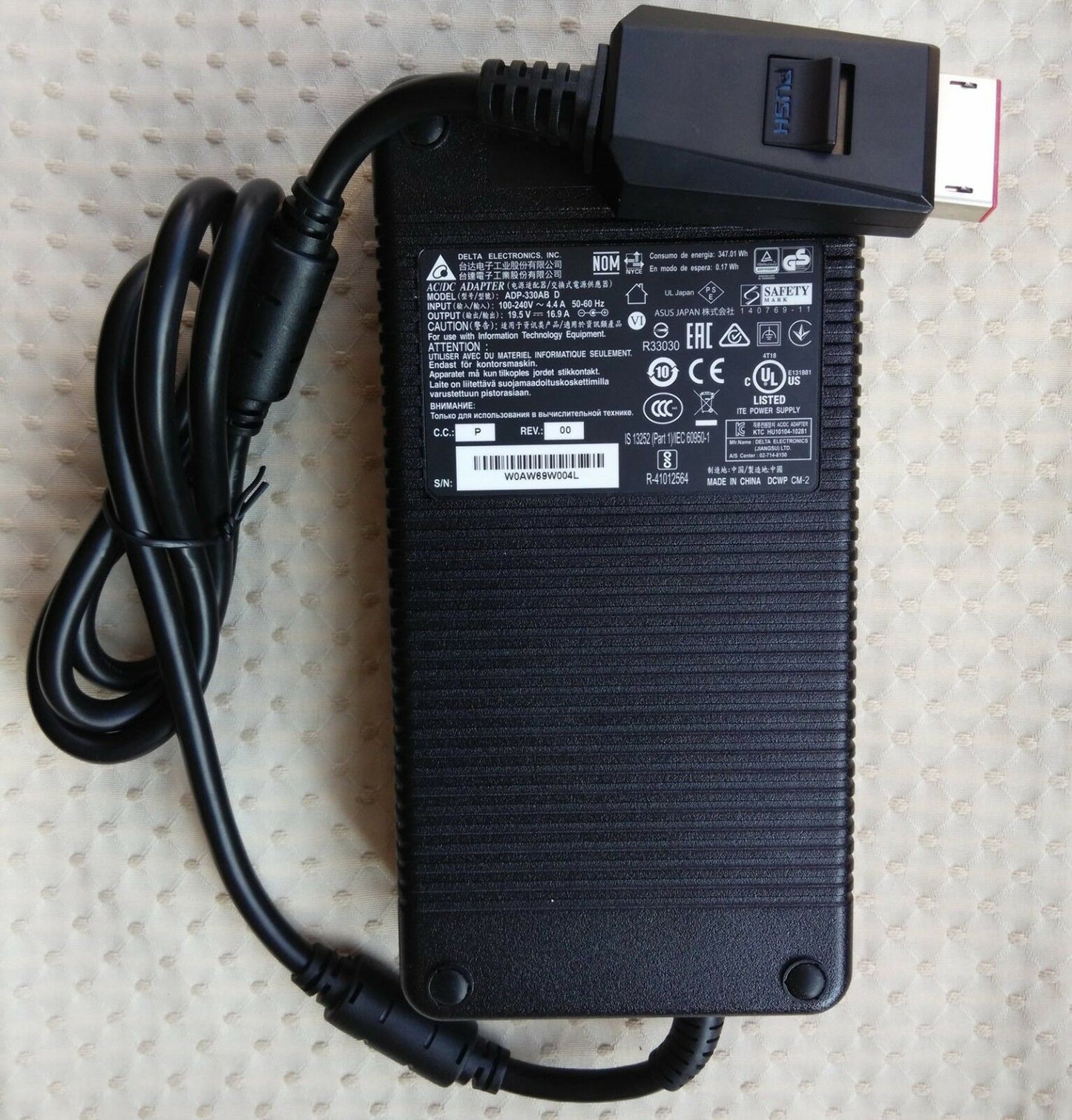 New Original OEM Delta ASUS ROG G701VI-XB78K,ADP-330AB D 19.5V 16.9A AC Adapter