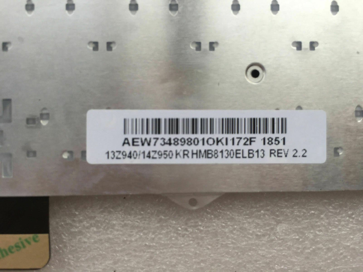 Original LG US+KR Keyboard for LG gram 14Z950-GT70K Notebook