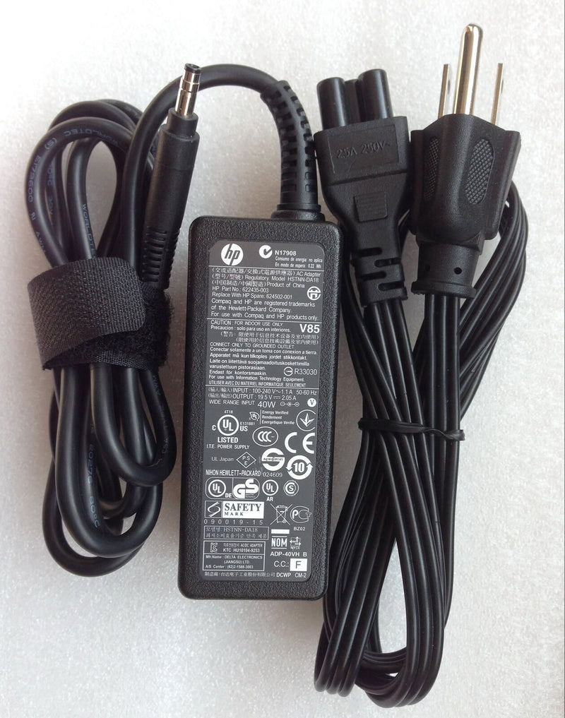 New Original OEM HP 40W Charger Mini 110-3520CA,110-3520LA,110-3510NR,110-3511TU